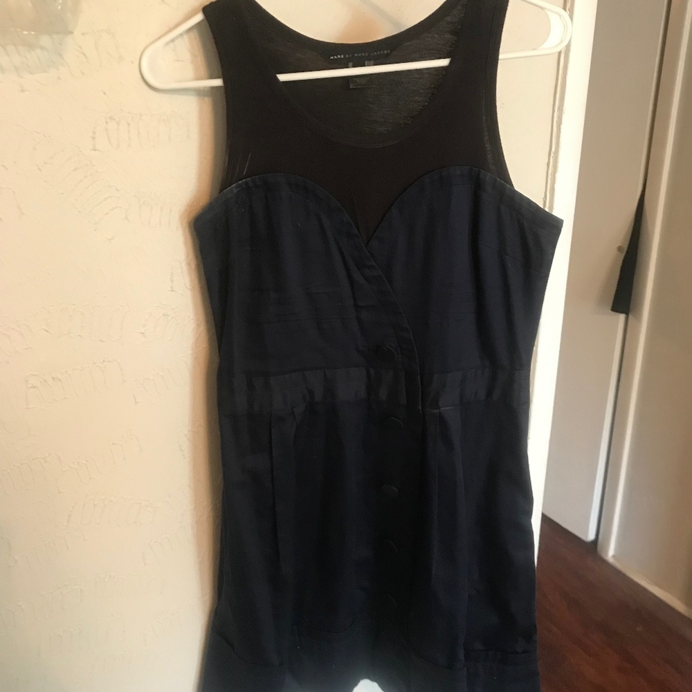 Marc Jacobs Navy and Black two tone dress